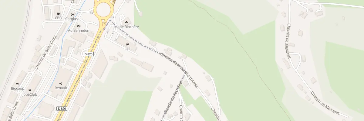 Plan du 341 Che de la Combe d’Arnis à Cahors