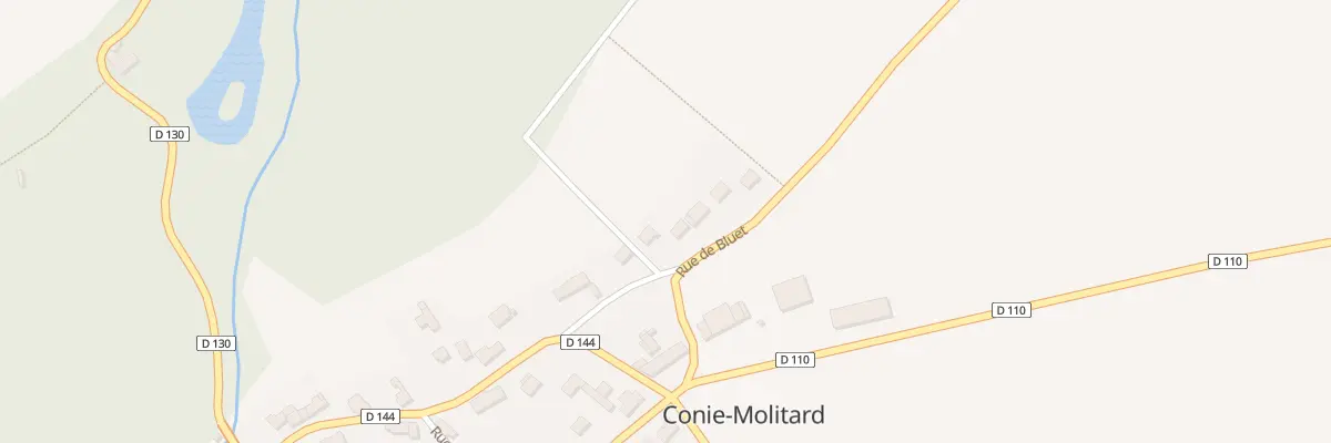 Plan du 4 Rue de Bluet à Conie-Molitard
