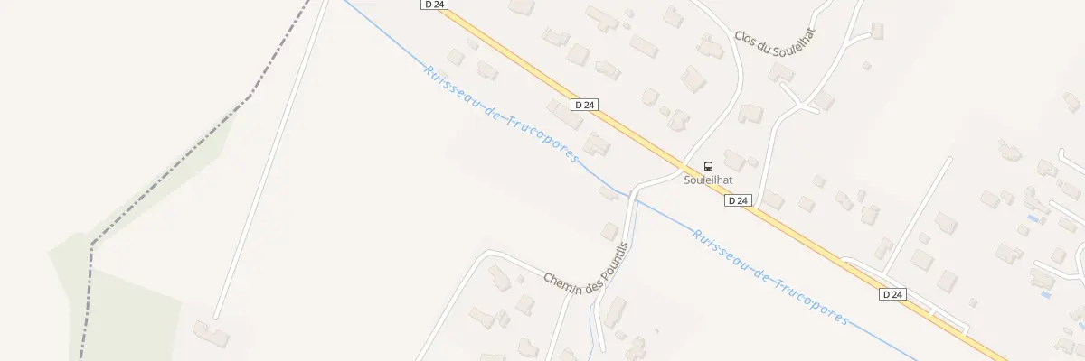 Plan du 1 Bize à Aureville