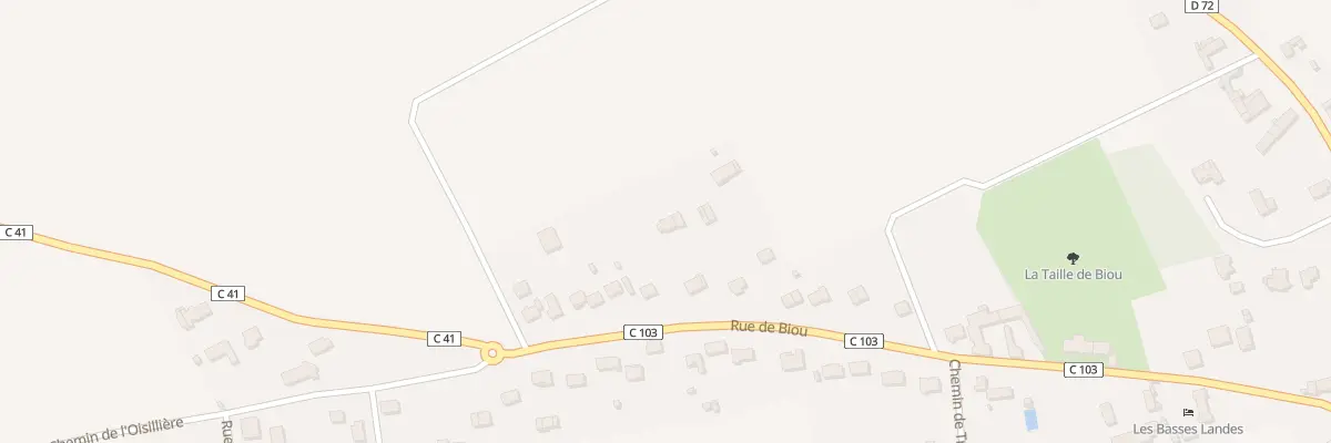 Plan du 38 Rue de Biou à Huisseau-sur-Cosson