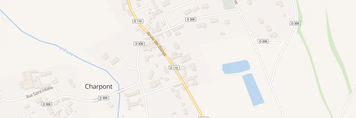 Plan du 8 Rte des Étangs à Charpont