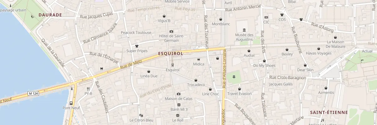 Plan du 9 Pl Esquirol à Toulouse
