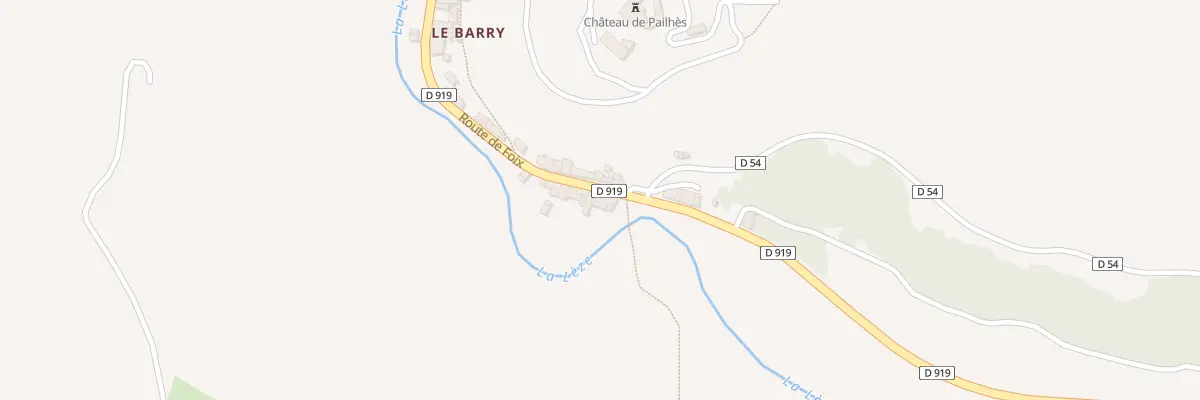 Plan du 24 Le Barry à Pailhès