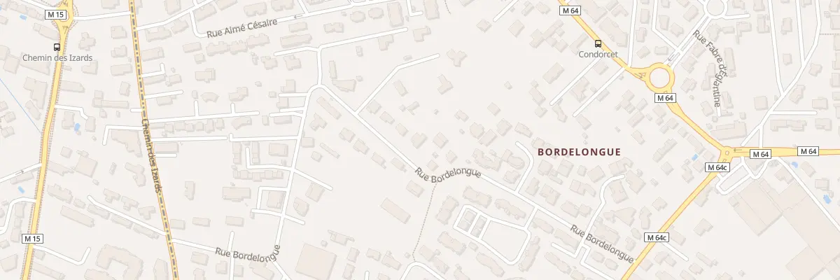 Plan du 26 Rue Bordelongue à Launaguet