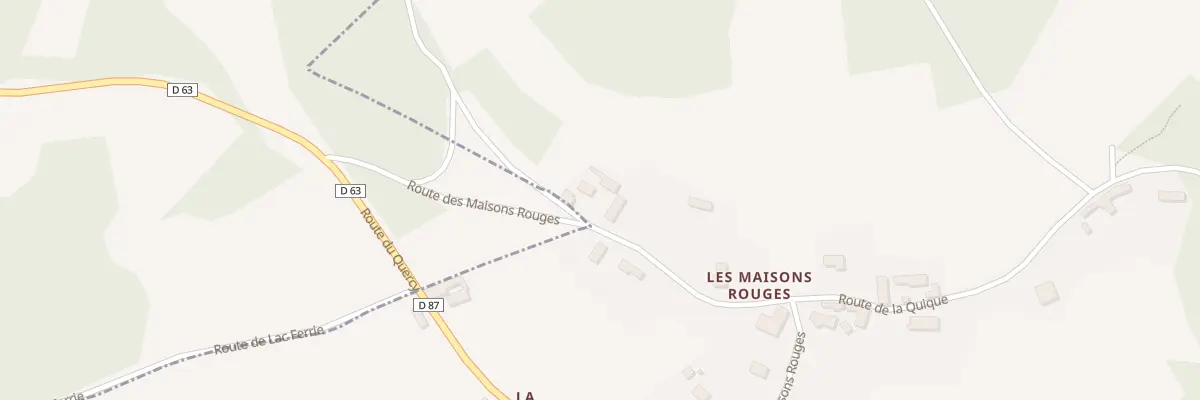 Plan du 41 Rte de la Quique à Gignac