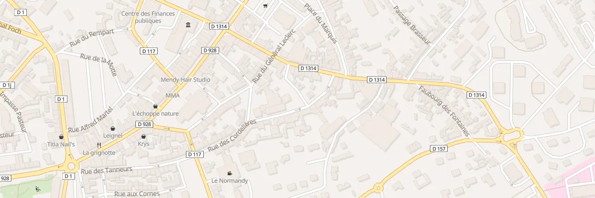 Plan du 17 Rue des Cordelières à Neufchâtel-en-Bray