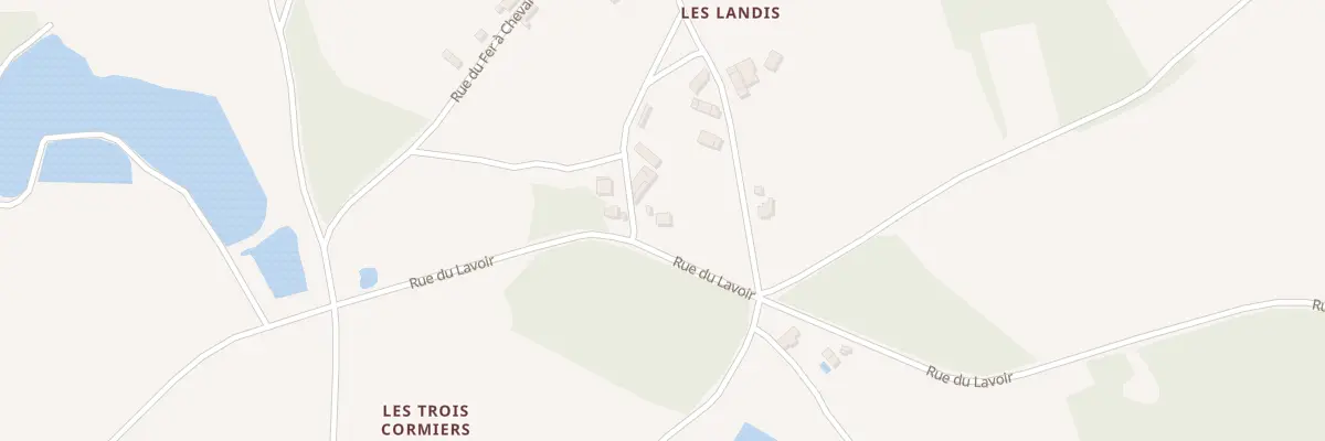 Plan du 3 Rue du Lavoir à Nuret-le-Ferron