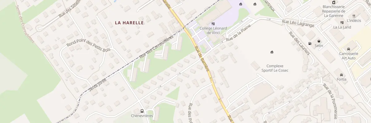 Plan du 4 Rue des Chenevières à Saint-Marcel