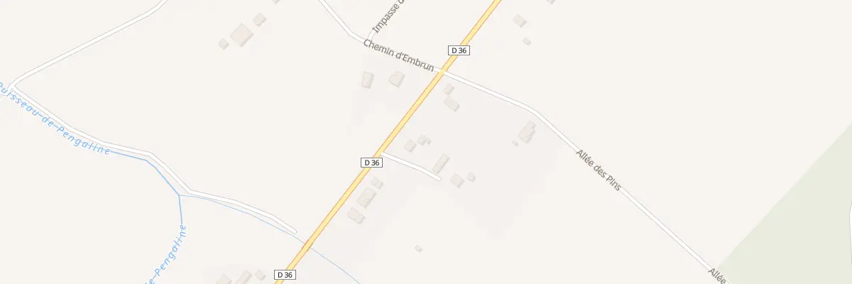 Plan du 136 Rte de Villebrumier à Nohic