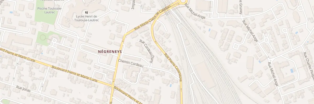 Plan du 197 Rue Pierre Cazeneuve à Toulouse