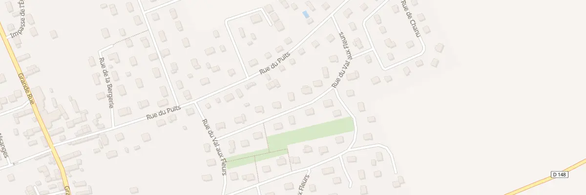 Plan du 52 Rue du Val aux Fleurs à Bueil