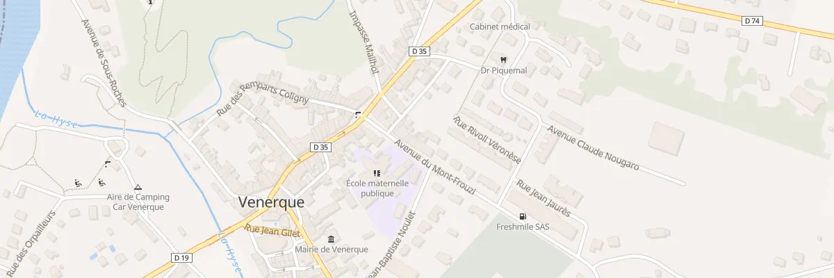 Plan du 11 Av du Mont Frouzi à Venerque