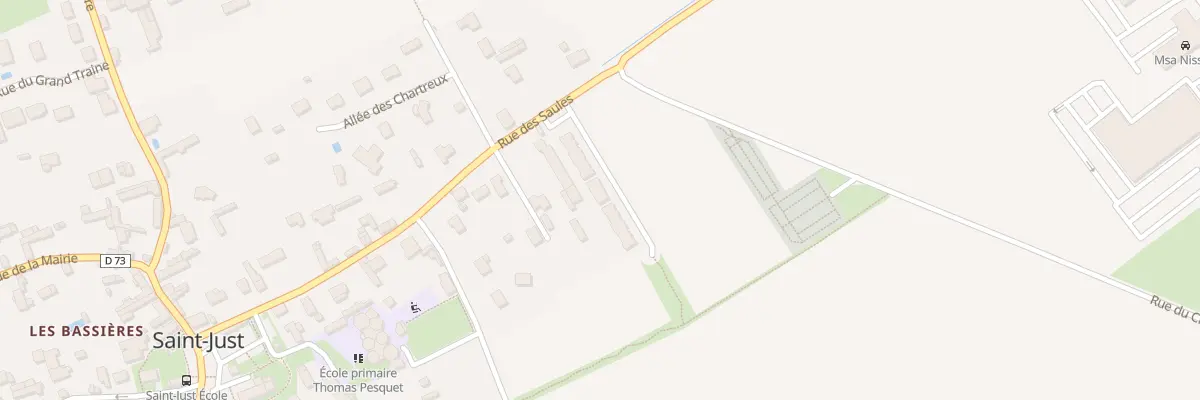 Plan du 24 Rue des Saules à La Chapelle-Longueville