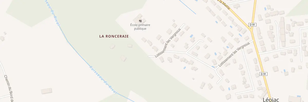 Plan du 26 Lot les Vergnous à Léojac