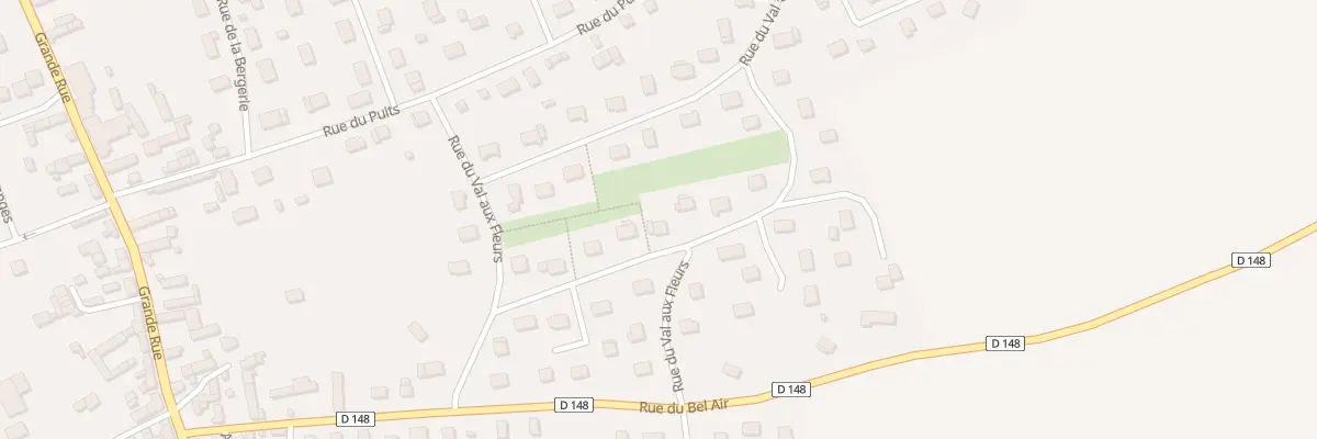 Plan du 35 Rue du Val aux Fleurs à Bueil