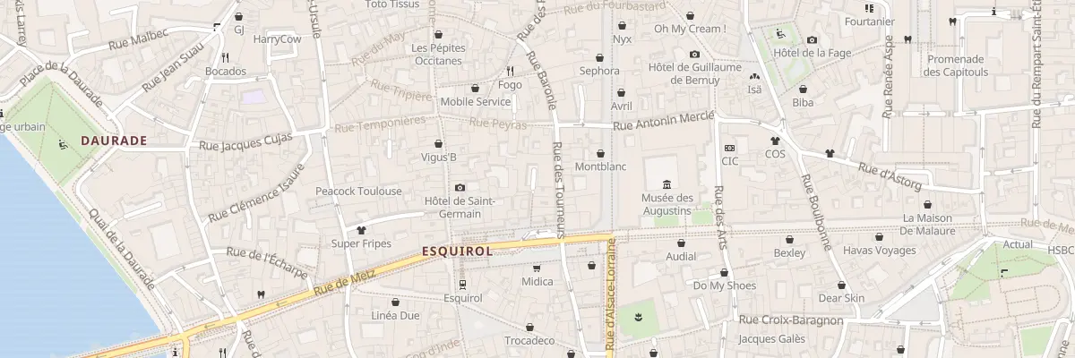 Plan du 45 Rue des Tourneurs à Toulouse
