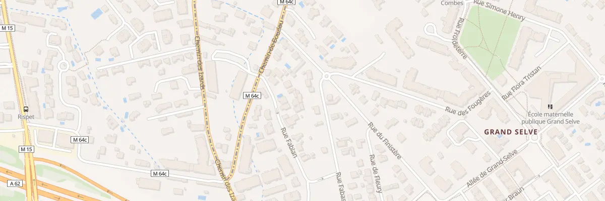 Plan du 27 Rue Fabas à Toulouse