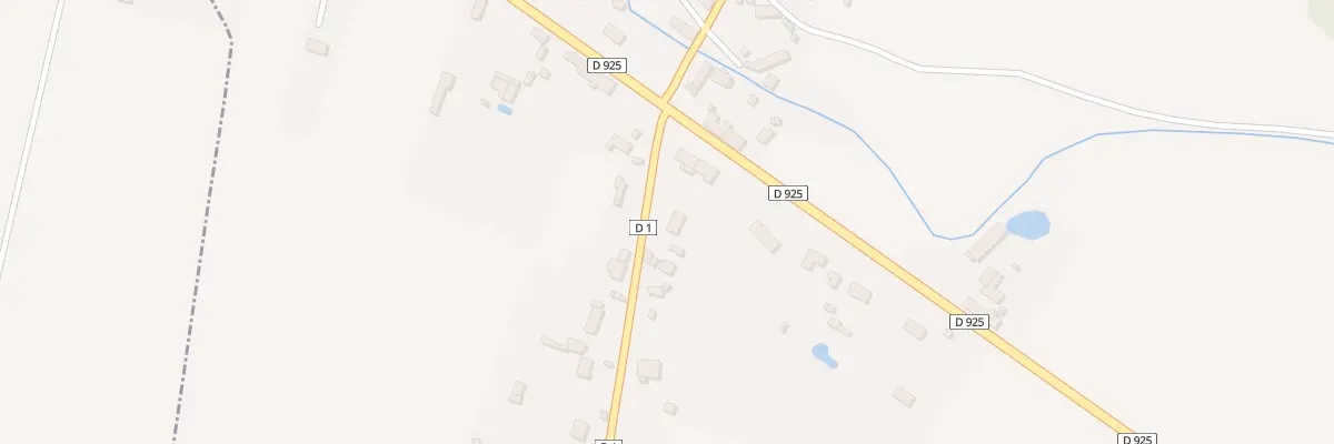 Plan du 1 Rte du Petit Village à Neuillay-les-Bois