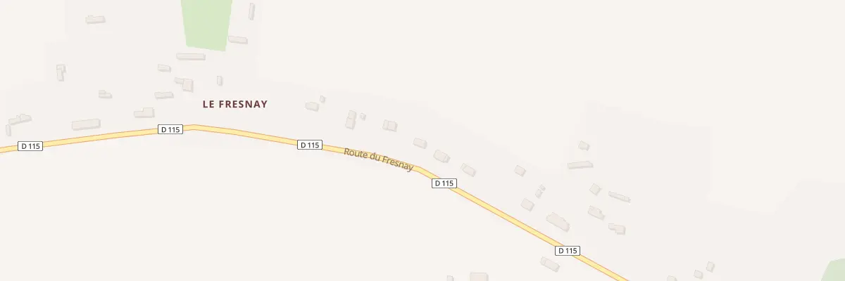 Plan du 36 Rte du Fresnay au Tronquay