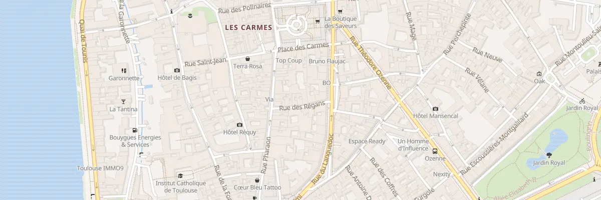 Plan du 9 Rue des Regans à Toulouse