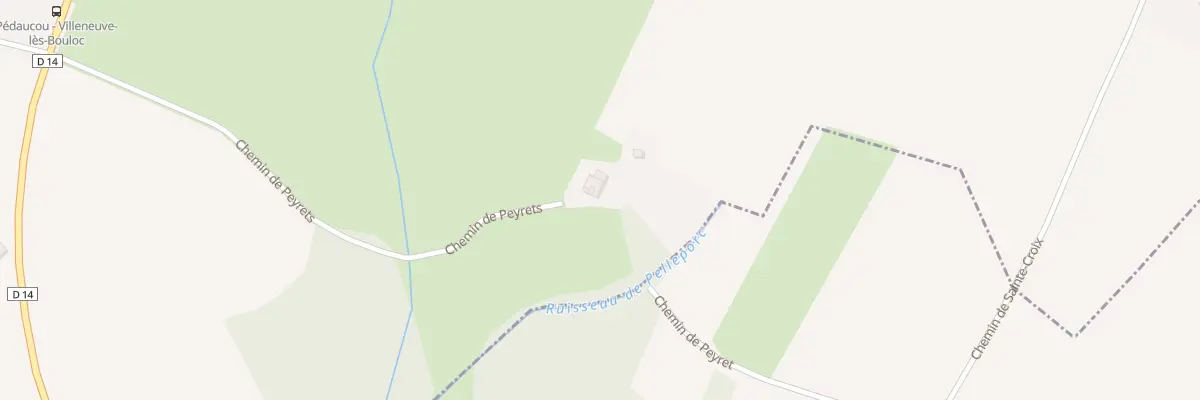 Plan du 508 Che de Peyrets à Villeneuve-lès-Bouloc