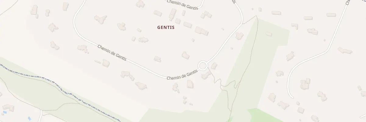 Plan du 24 Che de Gentis à Vieille-Toulouse
