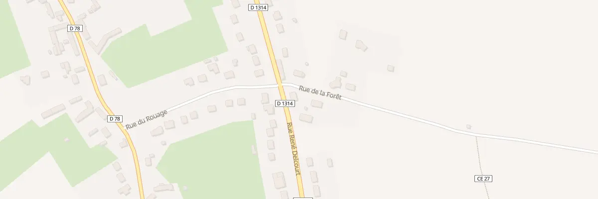 Plan du 1 Rue Rue de la Foret au Mesnil-Réaume