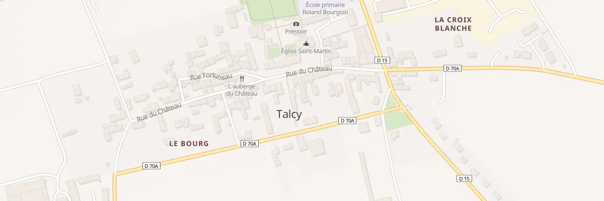 Plan du 17 Rue du Château à Talcy