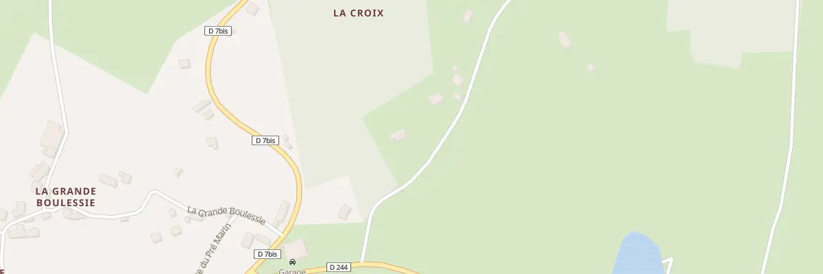 Plan du 3 La Croix à Meuzac