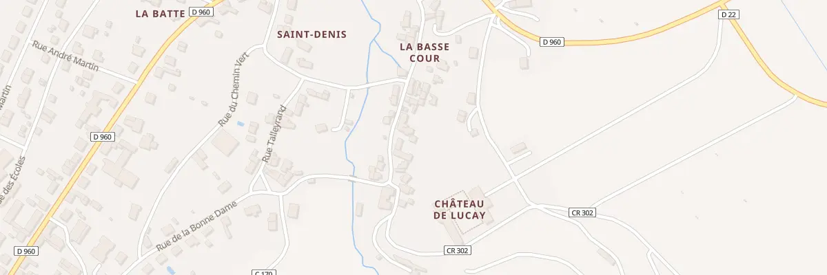 Plan du 22 Rue Henri de Rochefort à Luçay-le-Mâle