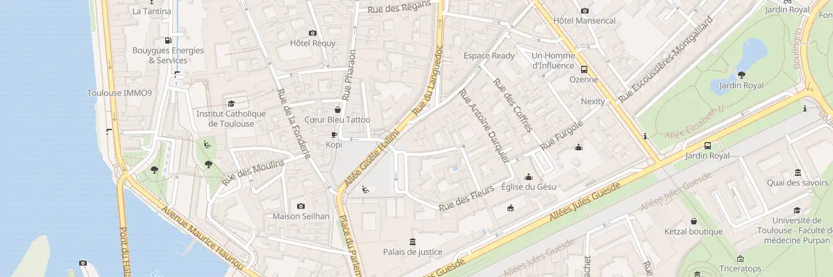 Plan du 4 Rue du Languedoc à Toulouse