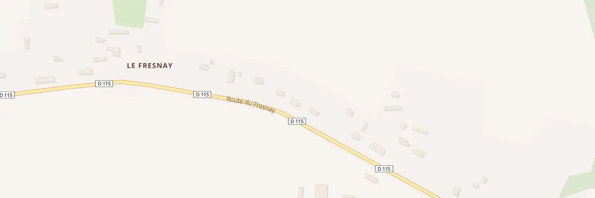 Plan du 34 Rte du Fresnay au Tronquay
