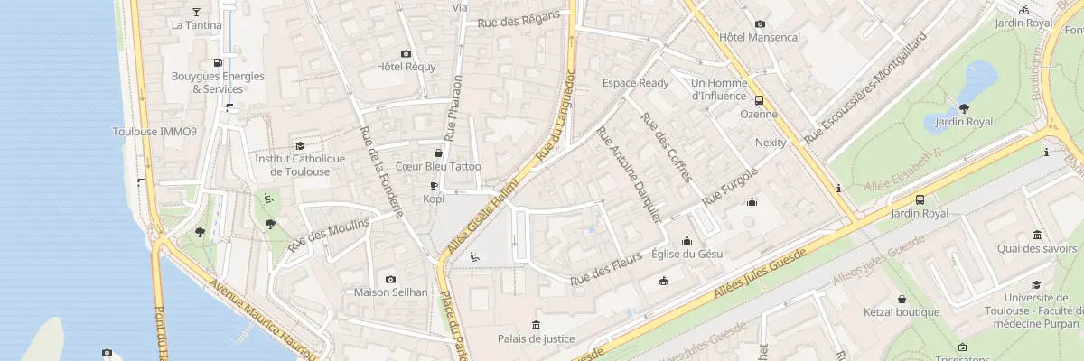 Plan du 6 Rue du Languedoc à Toulouse