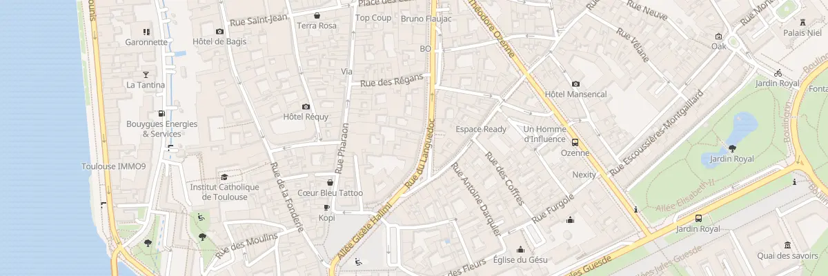 Plan du 7 Rue du Languedoc à Toulouse