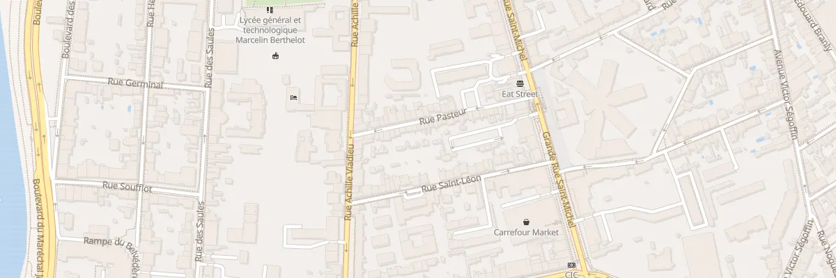 Plan du 22 Rue Pasteur à Toulouse