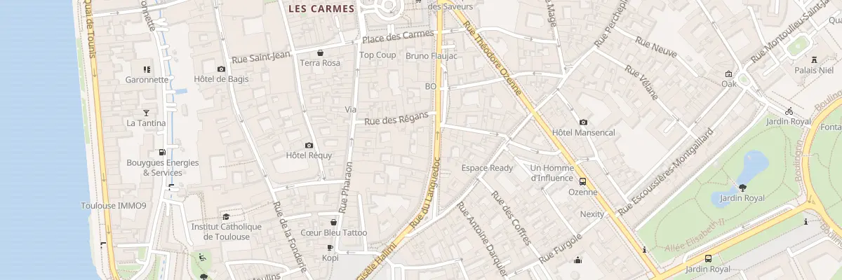 Plan du 11 Rue du Languedoc à Toulouse