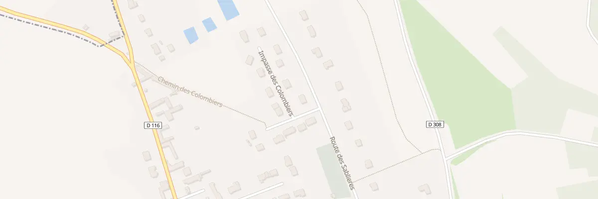 Plan du 2 Imp des Colombiers à Charpont