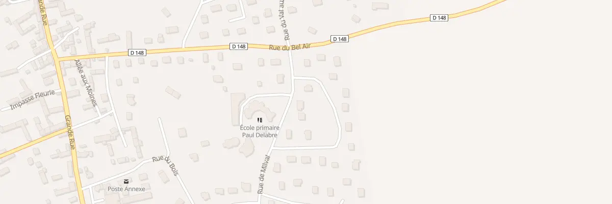 Plan du 24 Rue de Milval à Bueil