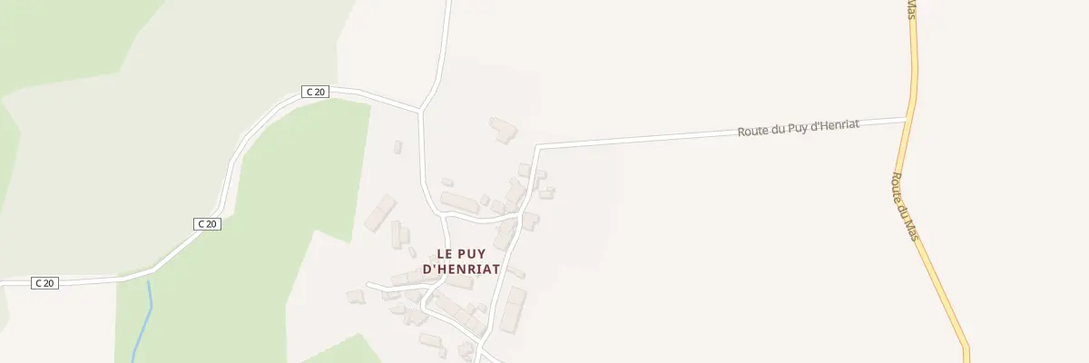 Plan du 800 Rte du Puy D Henriat à Ambazac