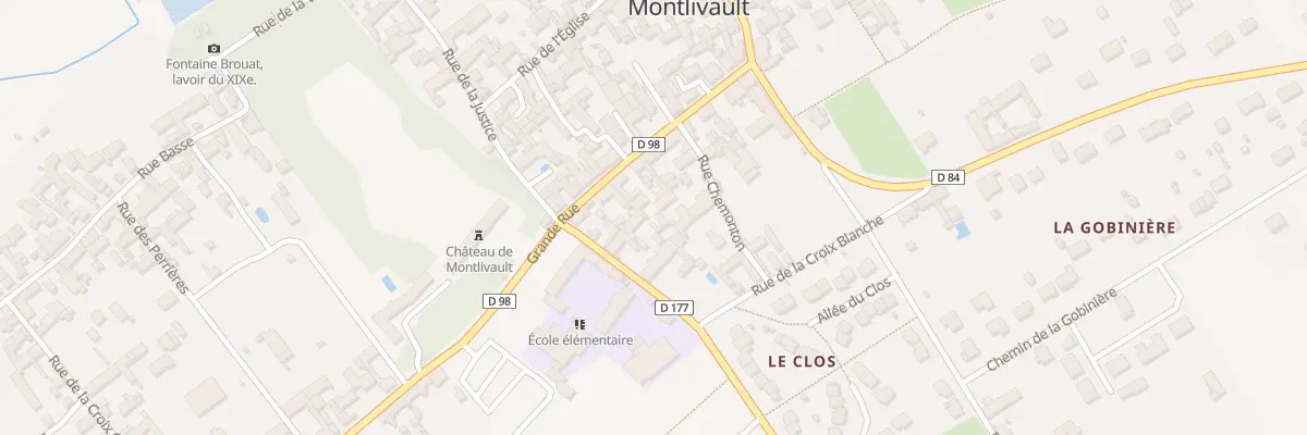 Plan du 14 Grande Rue à Montlivault