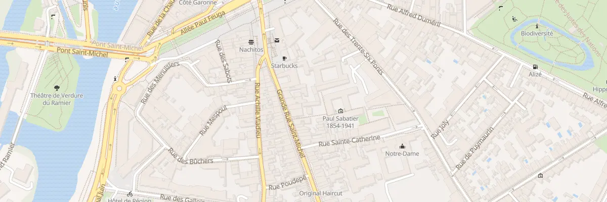 Plan du 146 Grande-Rue Saint Michel à Toulouse