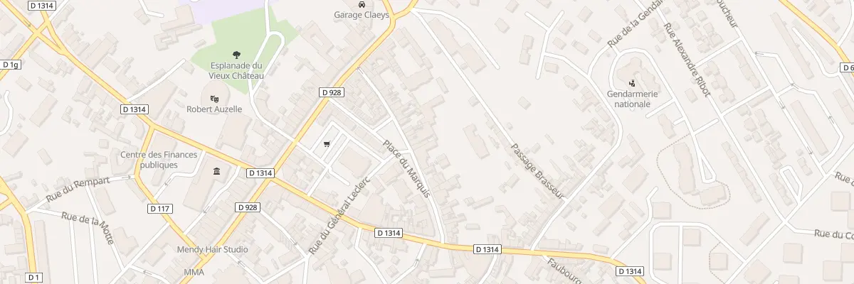 Plan du 22 Pl du Marquis à Neufchâtel-en-Bray