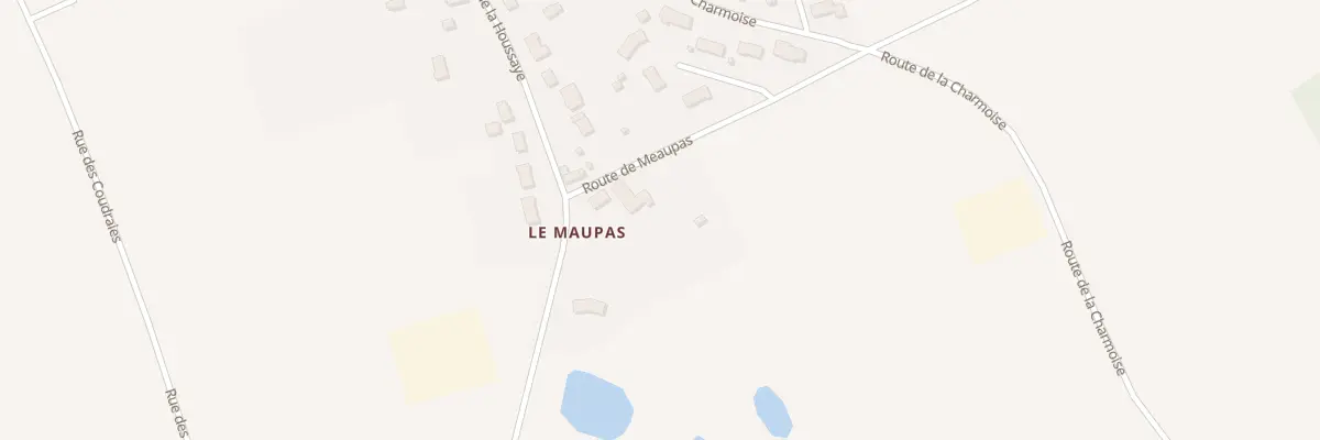 Plan du 2 Rue du Meaupas à Sassay