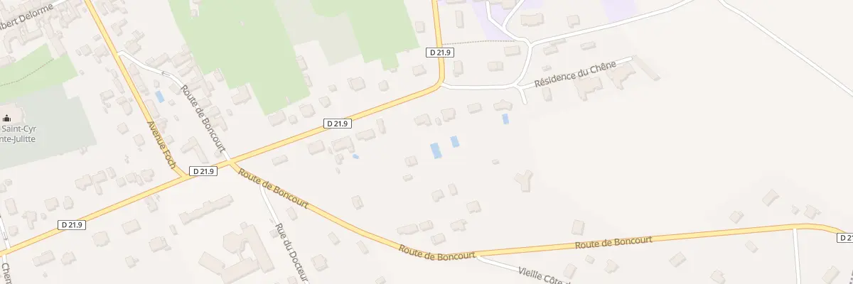 Plan du 3 Bd de la Libération à Anet