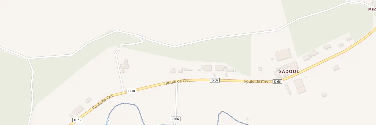 Plan du 630 Rte de Cos à Mirabel
