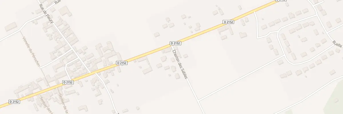 Plan du 23 Rte Nationale de Fleury à Suèvres