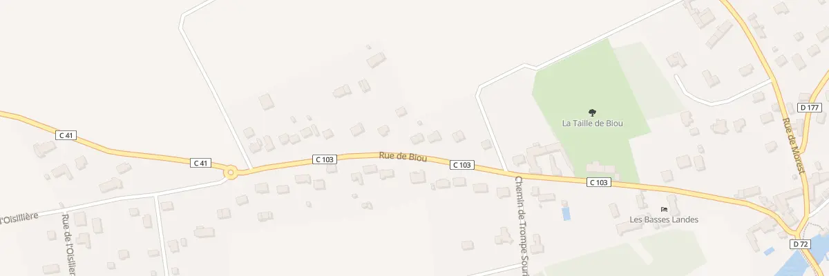 Plan du 34T Rue de Biou à Huisseau-sur-Cosson