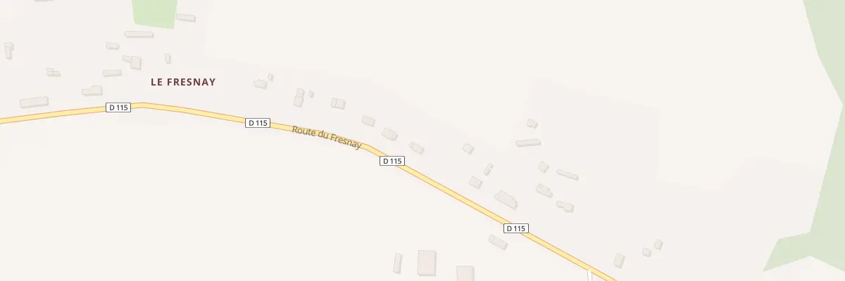 Plan du 32 Rte du Fresnay au Tronquay