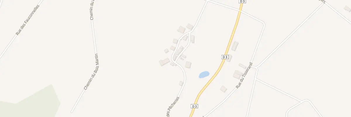 Plan du 250 Rue Des Pecheries à Voutezac