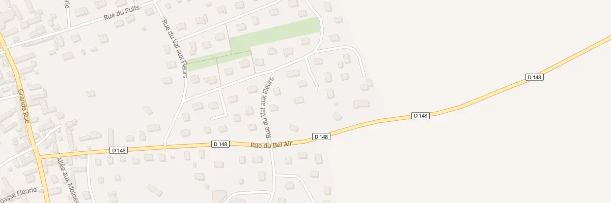 Plan du 17 Rue du Val aux Fleurs à Bueil